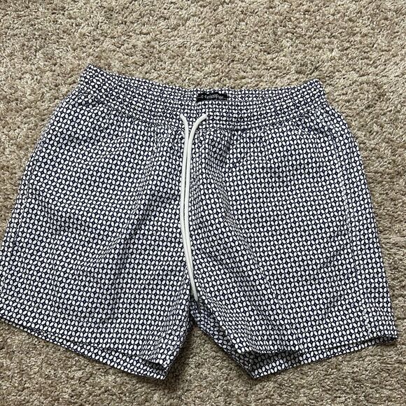T Christopher Other - T Christopher New York Navy and White Swim Trunks/shorts